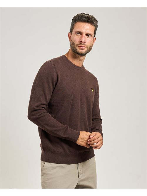 Lyle & Scott men's sweater with logo LYLE & SCOTT | KN2110VCX863